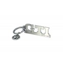 VW T3 Bus Keychain with Bottle Opener - white