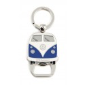 Original Keyring VW T1 Bus with Bottle Opener - blue