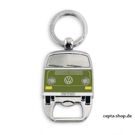 VW T2 Bus Keychain with Bottle Opener - ORANGE