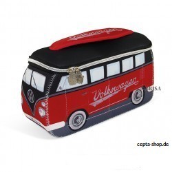 Genuine Volkswagen VW T1 BUS 3D NEOPRENE UNIVERSAL Bag - red black toilet bag