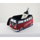 Genuine Volkswagen VW T1 BUS 3D NEOPRENE UNIVERSAL Bag - red black toilet bag