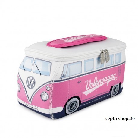 Genuine Volkswagen VW T1 BUS 3D NEOPRENE UNIVERSAL Bag - red black toilet bag