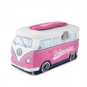 Genuine Volkswagen VW T1 BUS 3D NEOPRENE UNIVERSAL Bag - pink toilet bag