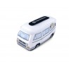 VW T3 Bus Keychain with Bottle Opener - white