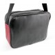 Original Volkswagen VW T1 Schultertasche quer rot/schwarz