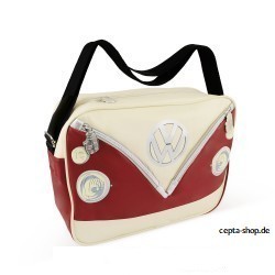 Genuine Volkswagen VW T1 shoulder bag cross red / black