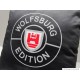 WOLFSBURG EDITION cushion black white red