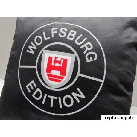 VW WOLFSBURG EDITION cushion black white red