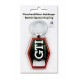 VOLKSWAGEN VW GTI keyring with bottle opener - hexagon / red