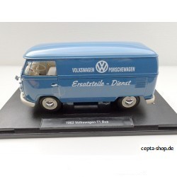VOLKSWAGEN VW T1 Bus in 1:18 von Welly Porsche Renndienst 18053W