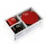VOLKSWAGEN VW GTI Espresso Tassen 2er Set 100ml in Geschenkbox rot/schwarz