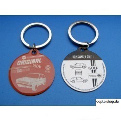VW GOLF keychain retro around ORIGINAL