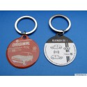 VOLKSWAGEN VW GOLF keychain retro around ORIGINAL