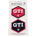 VOLKSWAGEN VW GTI Rubber Magnet Set of 2 - hexagon / 2 colors