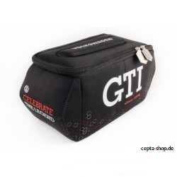 VOLKSWAGEN VW GTI 3D Neopren Universaltasche Kulturtasche - Sechseck/schwarz