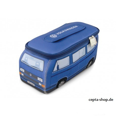Genuine Volkswagen VW T3 BUS 3D NEOPRENE UNIVERSAL BAG - blue Toiletry Bag Whitestar