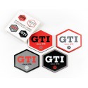 VOLKSWAGEN VW GTI COASTER 4er SET - HEXAGON/4 COLOURS
