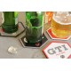 VOLKSWAGEN VW GTI UNTERSETZER 4er SET - SECHSECK/4 FARBEN  NEU