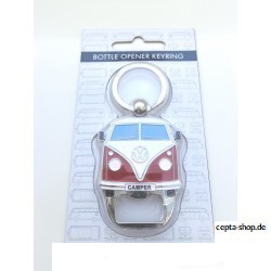 Original Keyring VW T1 Bus with Bottle Opener - blue