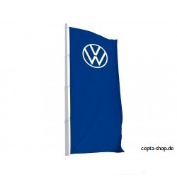 VOLKSWAGEN VW Fahne Flagge  1 x 3 Meter, blau NEU Original