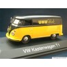 VW T1 Bus Transporter Kastenwagen mit UHU Werbung