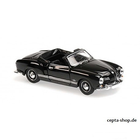 VOLKSWAGEN VW Karmann Ghia Cabrio 1:43 MAXI-/Minichamps schwarz 940051030