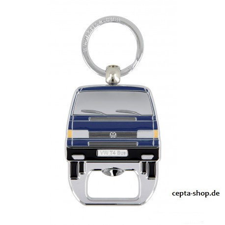 VOLKSWAGEN VW T3 Bus Schlüsselanhänger mit Flaschenöffner - blau