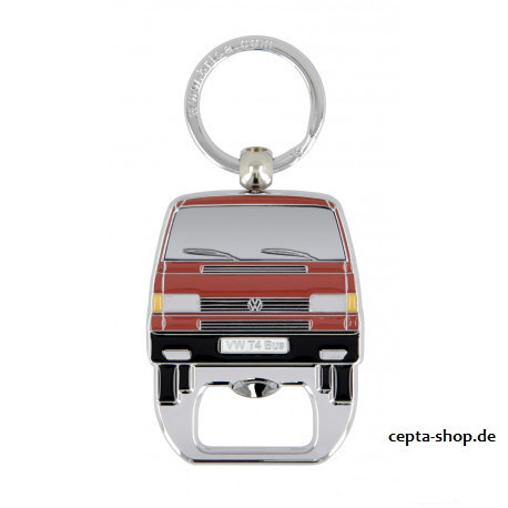 VOLKSWAGEN VW T4 Bus Bootle Opener Keyring - blue Multivan California Caravelle Transporter