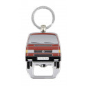 VOLKSWAGEN VW T4 Bus Bootle Opener Keyring - red Multivan California Caravelle Transporter