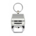 VOLKSWAGEN VW T5/T6 Bus Bootle Opener Keyring - white Multivan California Caravelle Transporter