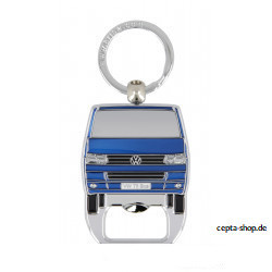 VOLKSWAGEN VW T5/T6 Bus Bootle Opener Keyring - white Multivan California Caravelle Transporter
