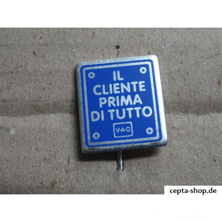 VOLKSWAGEN VW Pin "The customer comes first", 7 very rare !!