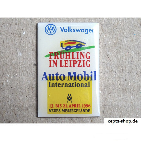 VOLKSWAGEN VW Pin Automobil Leipzig 1996  very rare !!
