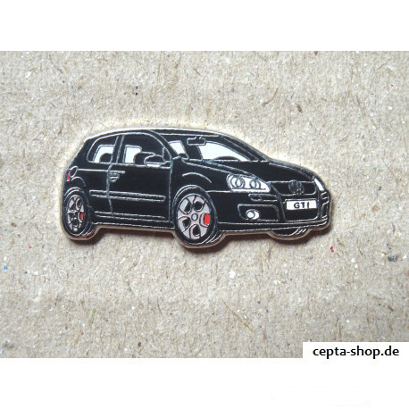 VOLKSWAGEN VW Pin Golf 5 GTI schwarz, sehr selten !!