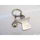 VW angel keychain + Drive Safe