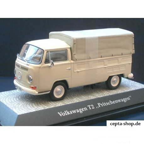 VW T2a Pritsche Plane in pastel white