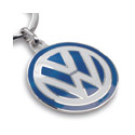 VOLKSWAGEN VW keychain blue ORIGINAL 30 mm