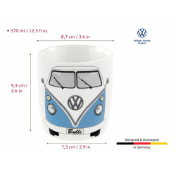 VOLKSWAGEN VW T2 Bus Caffee Mug  370ml IN GIFT BOX  blue