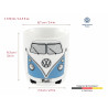 VOLKSWAGEN VW T2 Bus Caffee Mug  370ml IN GIFT BOX  blue