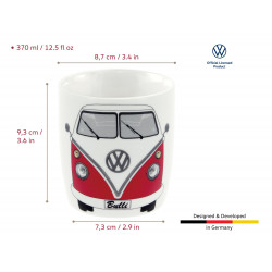 VOLKSWAGEN VW T2 Bus Caffee Mug  370ml IN GIFT BOX  red