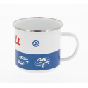 VOLKSWAGEN VW T1 Bus enamel mug 500ml in gift box - BULLI DRIVER