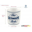 VOLKSWAGEN VW Bus Caffee Mug ULTIMATE RIDE BUTA04 370ml IN GIFT BOX