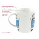 VOLKSWAGEN VW T2 Bus Caffee Mug  T2TA02 370ml IN GIFT BOX  blue
