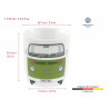 VOLKSWAGEN VW T2 Bus Caffee Mug  T2TA03 370ml IN GIFT BOX  green