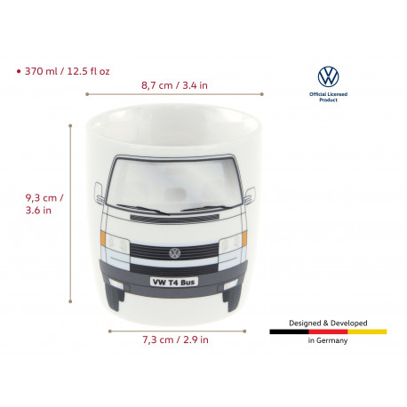 VOLKSWAGEN VOLKSWAGEN VW T4 BUS COFFEE MUG 370ml IN GIFT BOX - blue