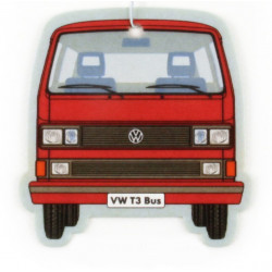 VOLKSWAGEN VW T3 Bus AIR freshener - red / Fresh 2 pieces "Vanilla"
