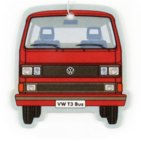 VOLKSWAGEN VW T3 Bus AIR freshener - red / Fresh 2 pieces "Vanilla"