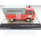 VW T2a Flatbed Firemen red with gray tarp 1:43
