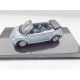 VW New Beetle Cabrio open speed blue metallic 1:43