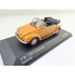 VW 1303 Beetle Cabrio open Saturn Yellow 1:43